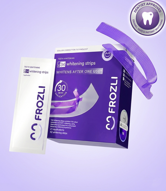 FROZLI™ Purple Teeth Whitening Strips